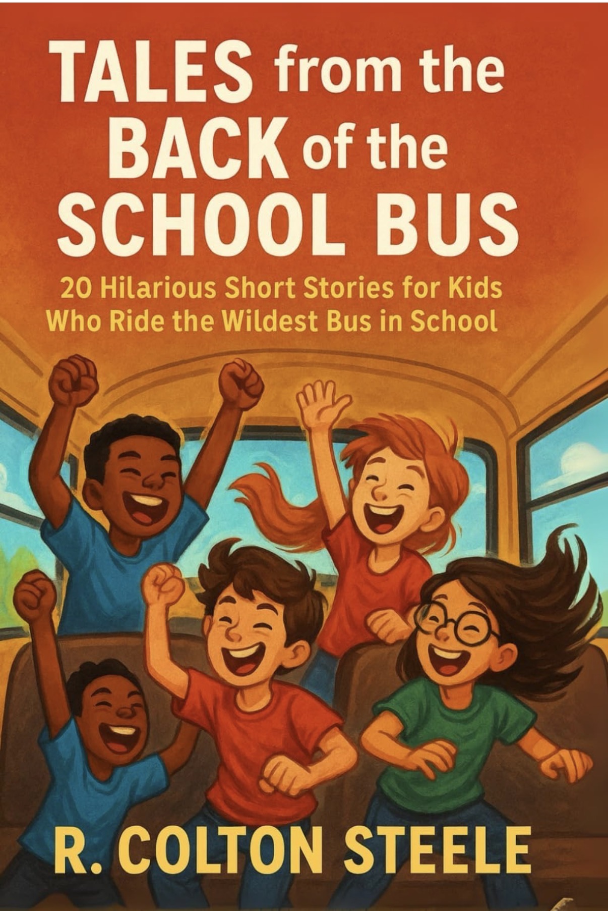 Book cover of Tales from the Back of the School Bus by R. Colton Steele
