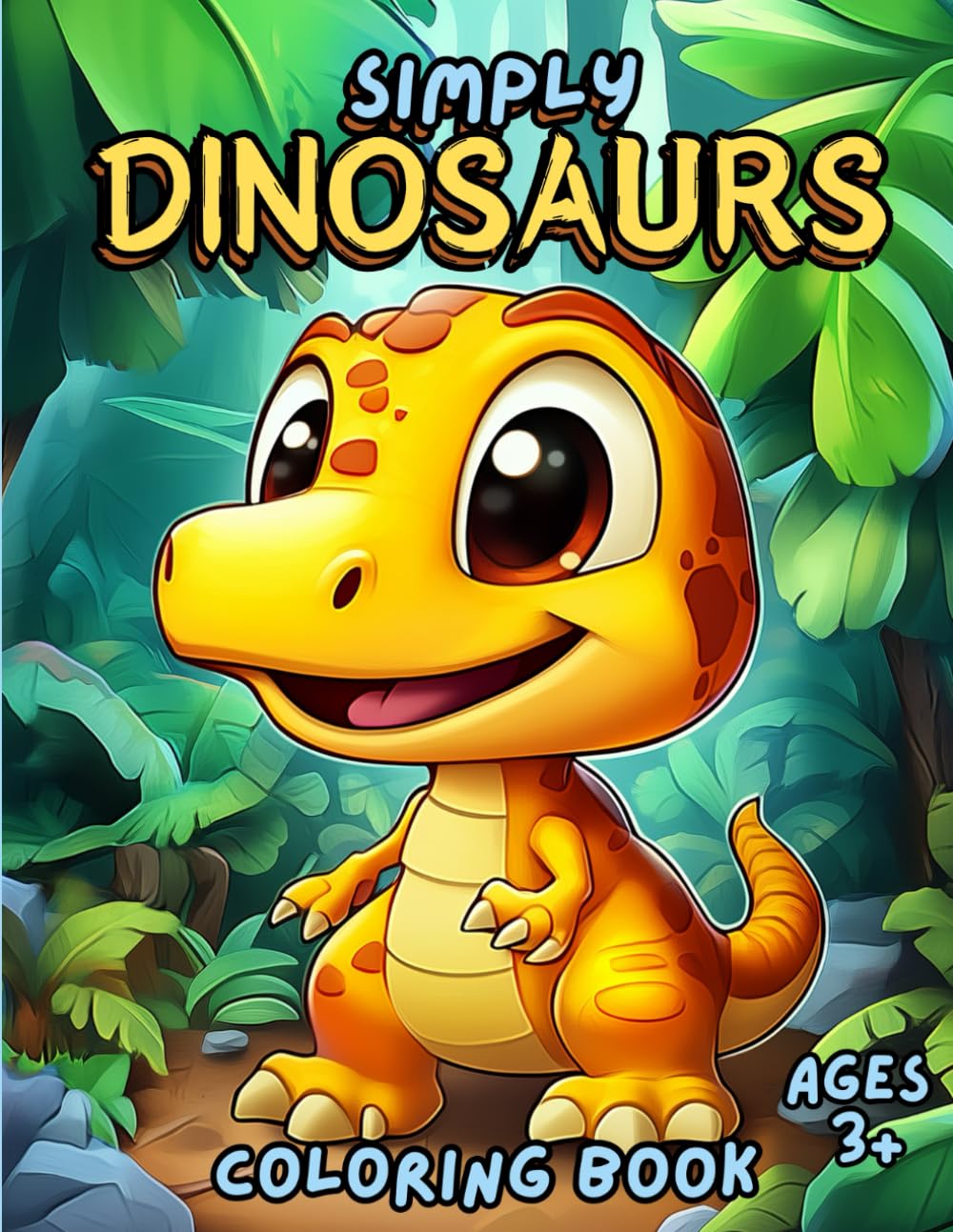 Simply Dinosaurs Coloring Book