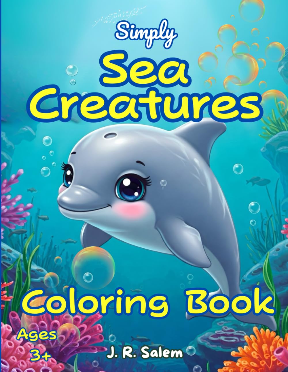 Simply Sea Creatures Coloring Book